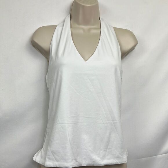 Lanston REVOLVE white knit halter top size medium L-1743ac NWT - Picture 1 of 9